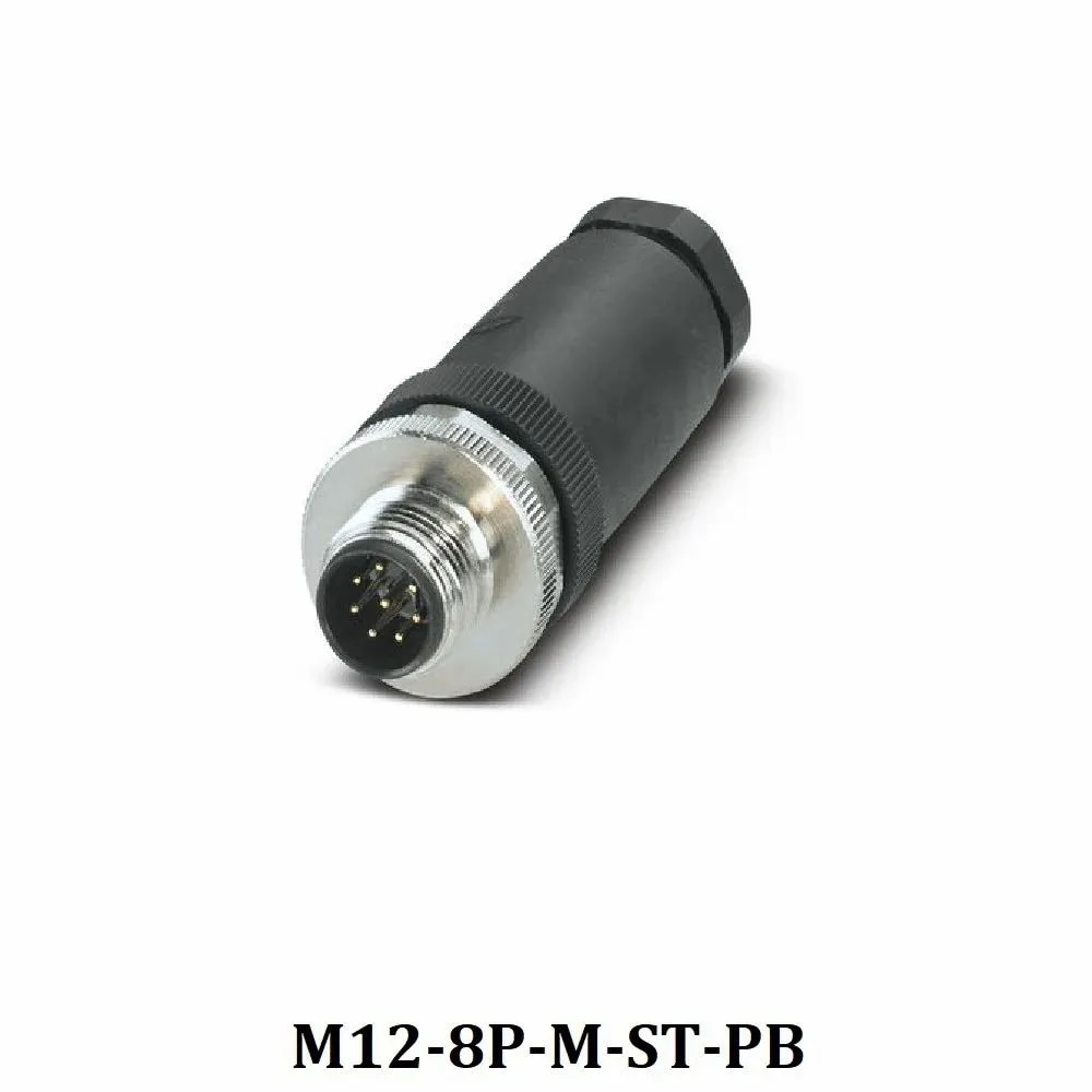 M12 8PIN MALE CONNECTOR image 1