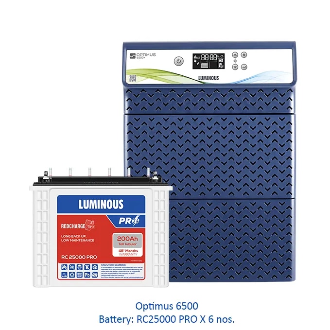 Combo Optimus 6500+ with RC25000 LUMNOUS image 1