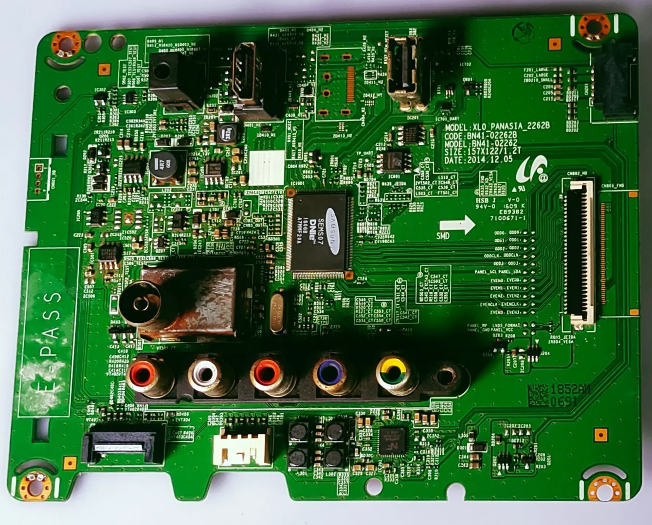 Samsung Android Led Tv UA32EH4003 Mother Board, Samsung Android Led Tv UA32EH4003 Main Board, image 1
