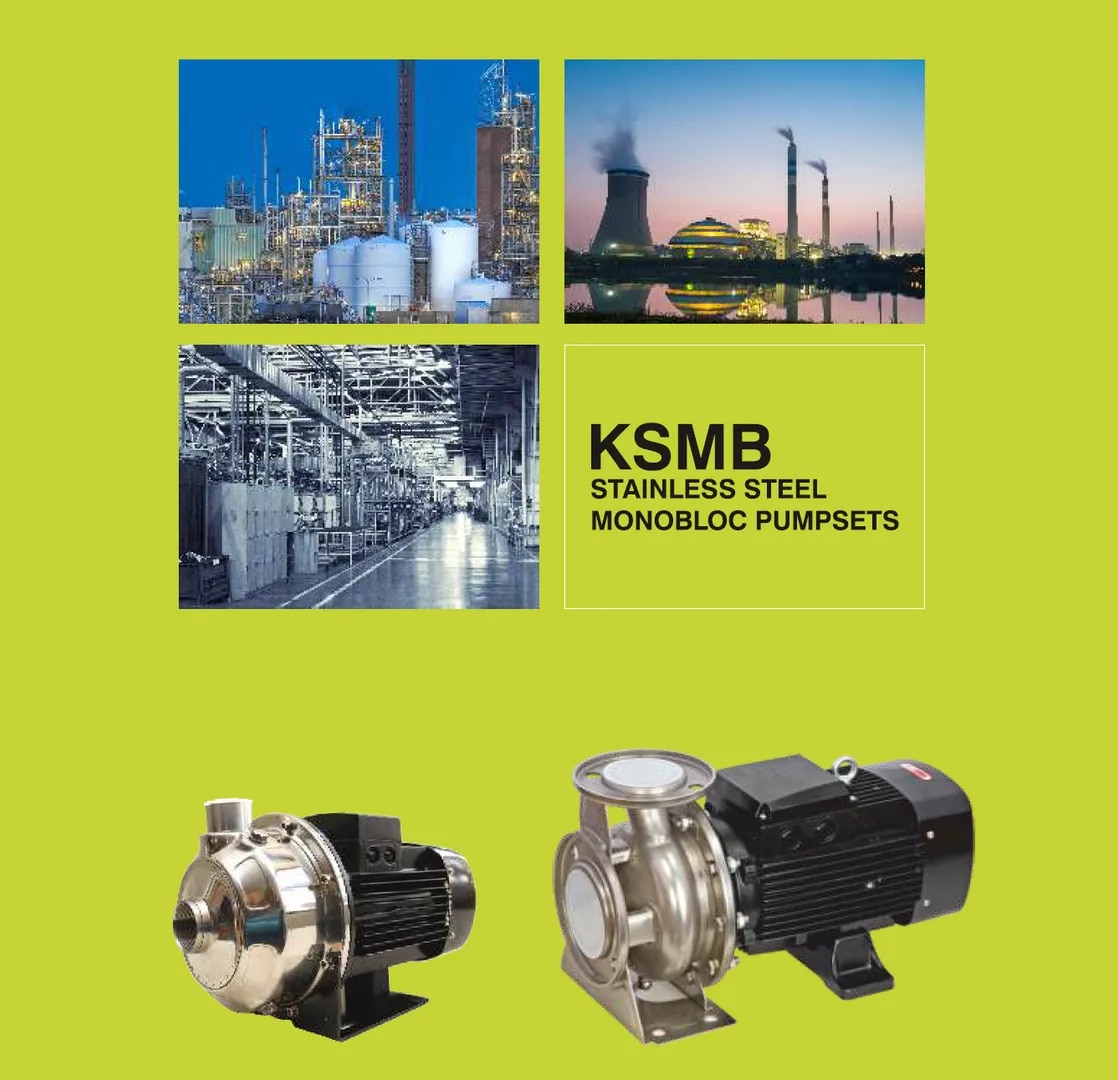 SS Monobloc pumpset by Kirloskar image 1