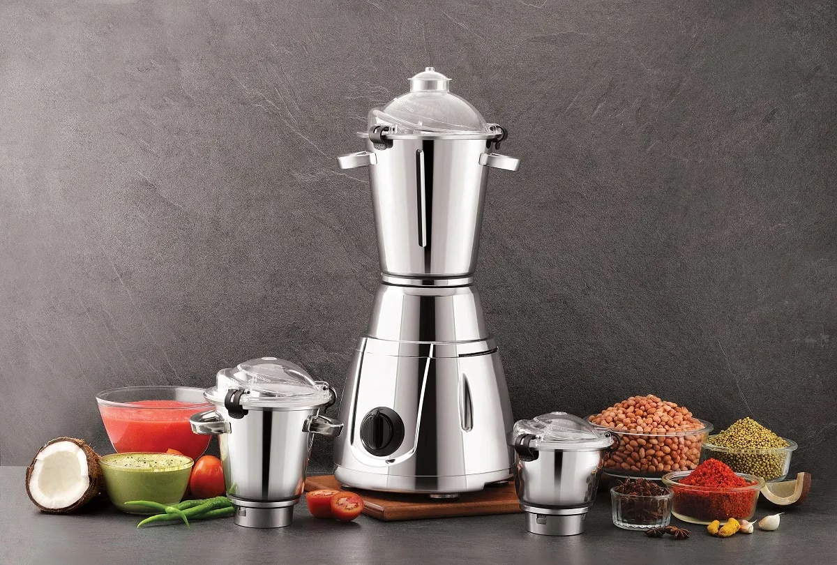 EXPERT CHEF HOTEL GOLD 1600W COMMERCIAL MIXER GRINDER METAL BODY WITH STEEL PLATING image 1