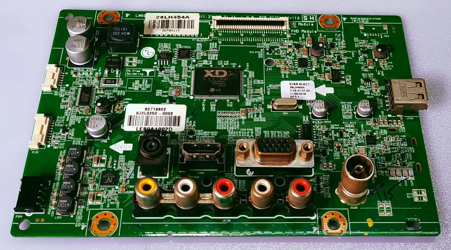 LG Android LED TV 28LH454A Mother Board, LG Android LED TV 28LH454A Main Board,LG Android LED TV 28LH454A Main PCB Board, image 1