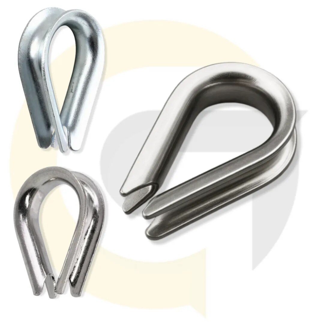 Wire Rope Thimble 20mm – Galvanized Steel Thimble for Cable Safety | Goyals Industrial Hub, Delhi image 1