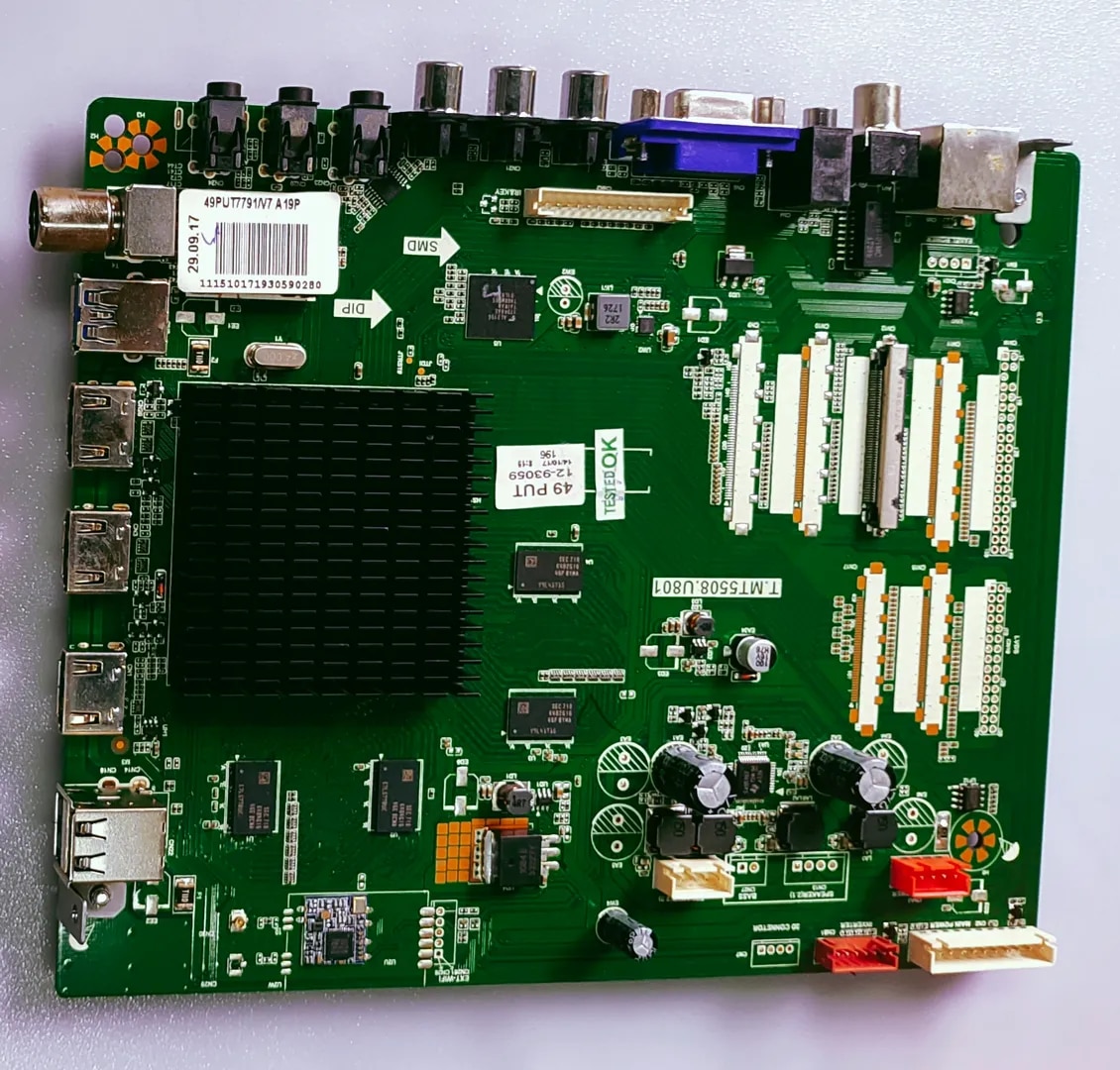 PHILIPS 4K Android LED TV 43PFL Mother Board, PHILIPS 4K Android LED TV 43PFL Main Board, PHILIPS 4K Android LED TV 43PFL Main PCB Board, #wb45 image 1