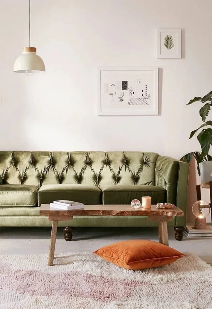 WEST Velvet Sofa image 1
