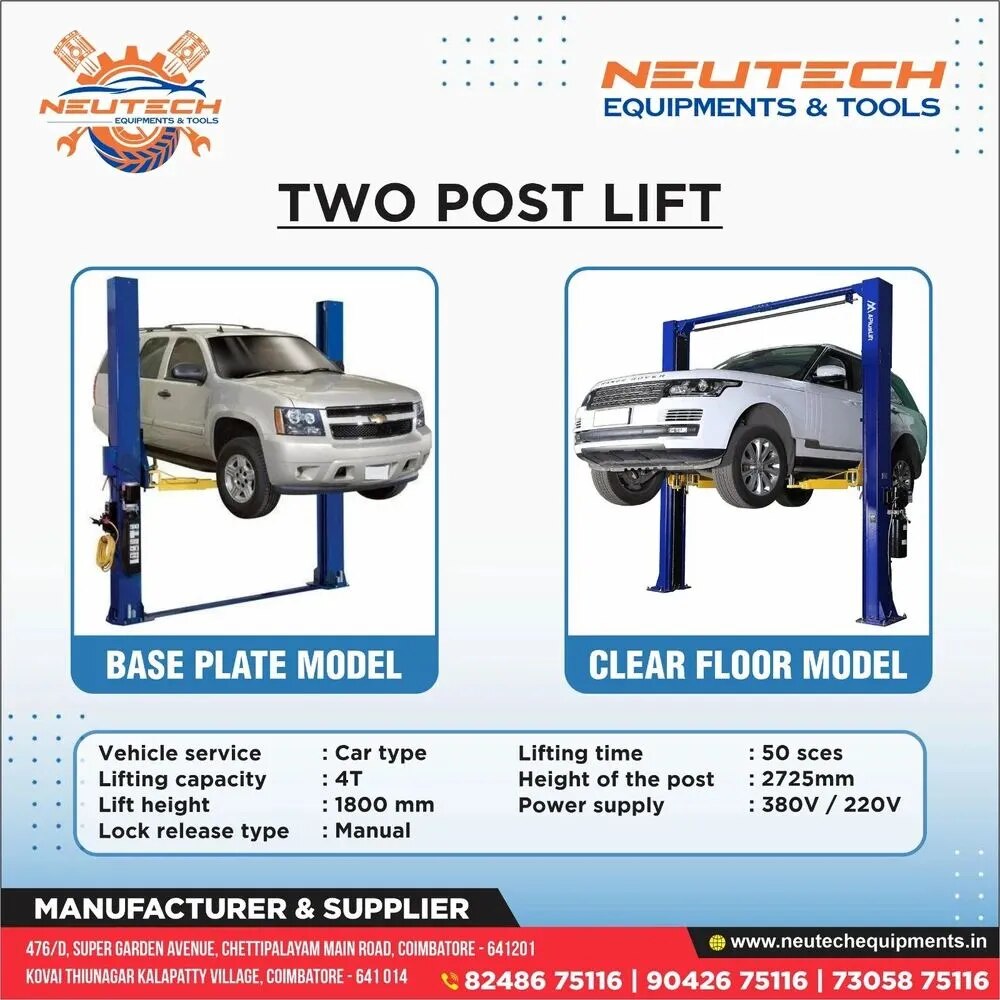 Two Post Vehicle Lift image 1