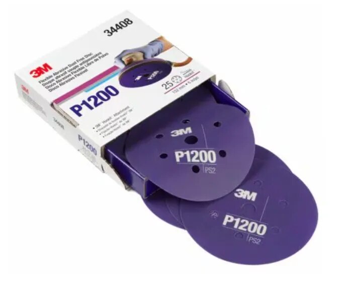 PN34408 Flexible HookIt Abrasives Disc 6 inch P1200 image 1