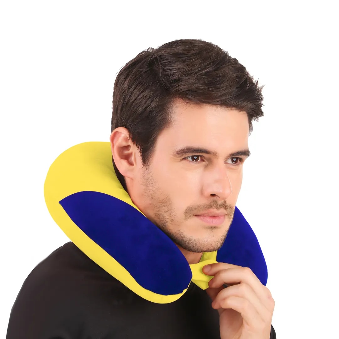Ergonomically Comfortable Travel Pillow Men & Women image 1