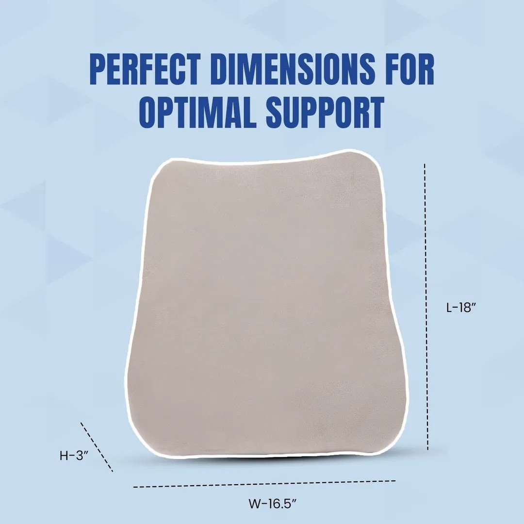 Car Backrest Pillow For Lumbar Support and Back Pain Relief While Driving image 1