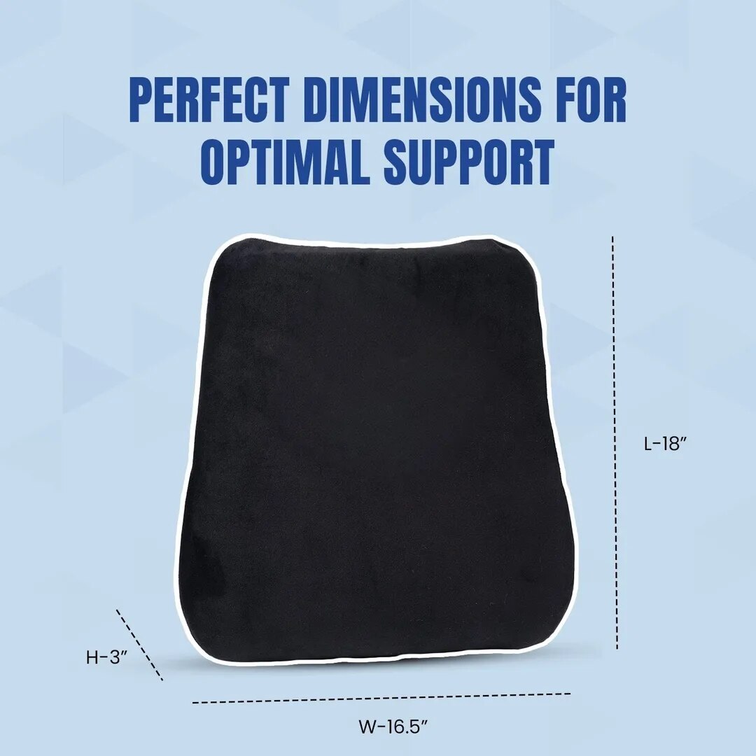 Car Backrest Pillow For Lumbar Support and Back Pain Relief While Driving image 1