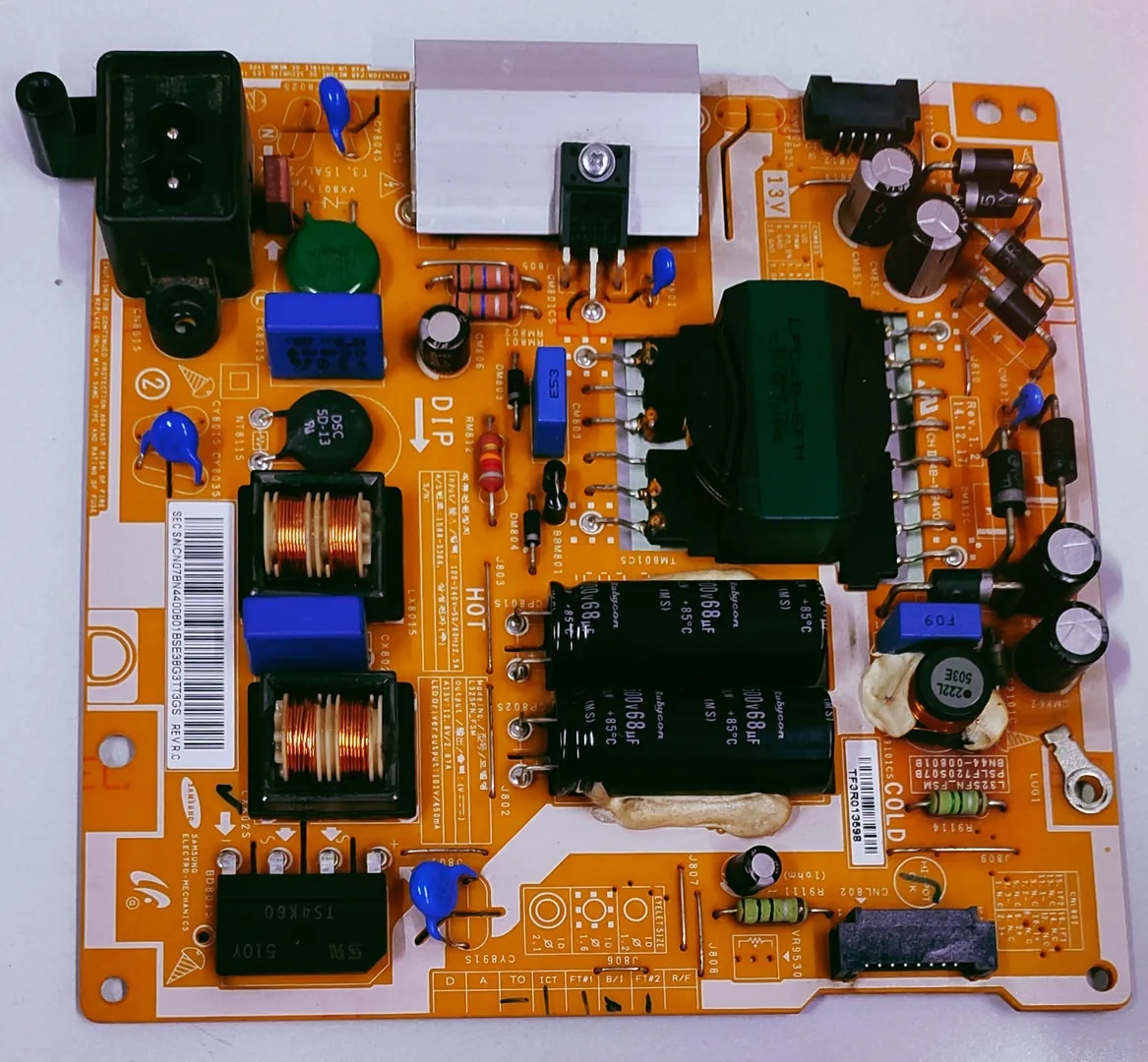 SAMSUNG LED TV UA32J5300AR Power Supply Board, SAMSUNG LED TV UA32J5300AR Smps Board, SAMSUNG LED TV UA32J5300AR Power Supply PCB Board, #wb50 image 1