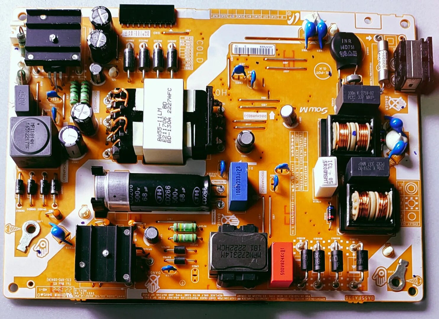 SAMSUNG LED TV UA50AU7600 Power Supply Board, SAMSUNG LED TV UA50AU7600 Smps Board, SAMSUNG LED TV UA50AU7600 Power Supply PCB Board #wb51 image 1