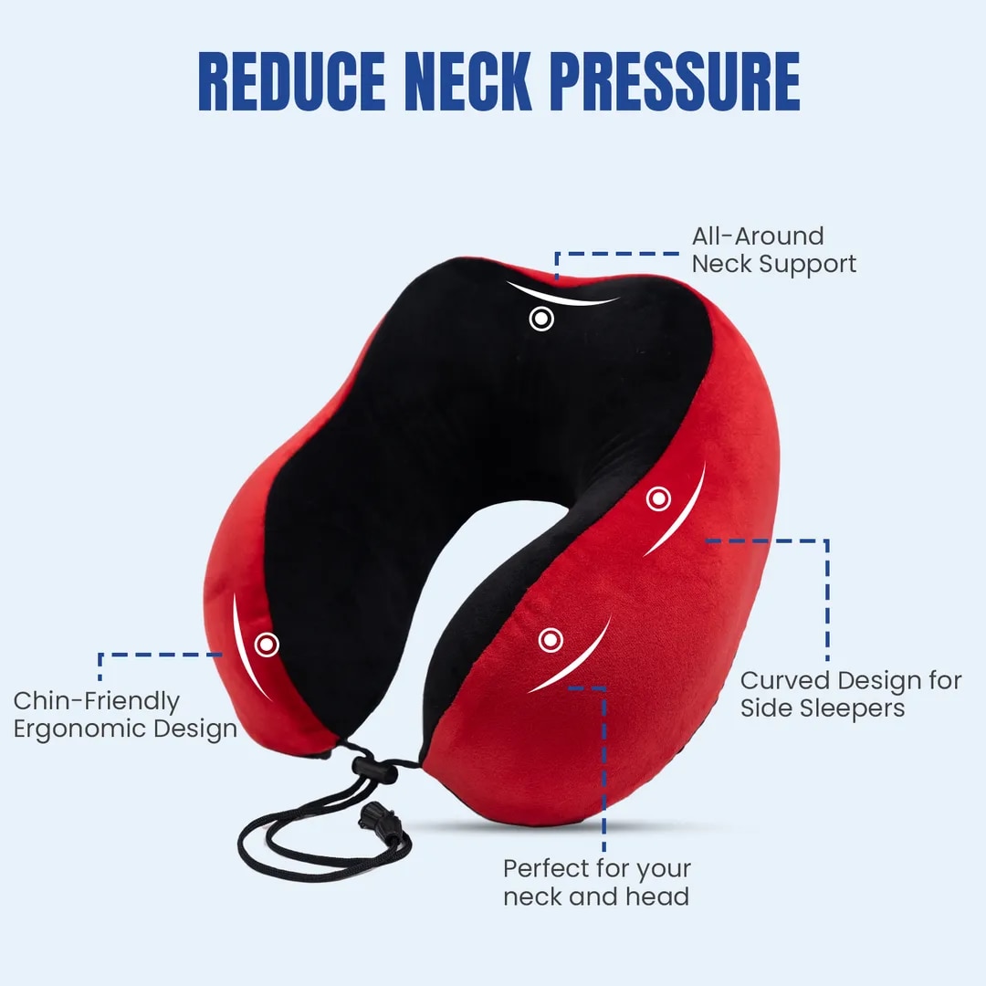 Pillow Tree Memory Foam Travel Neck Pillow – Ergonomic Comfort for Every Journey image 1