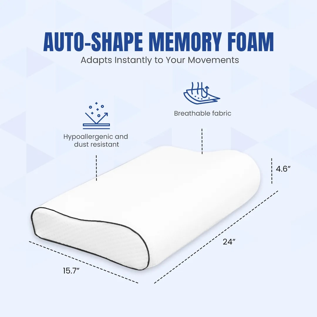 Pillow Tree Sleep Contour Pillow – Orthopedic Design for Pain-Free, Restful Sleep image 1