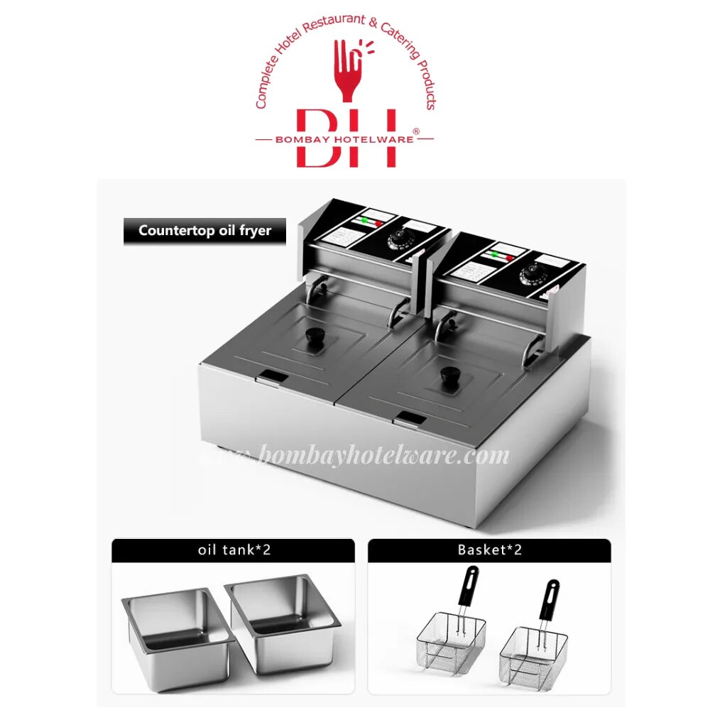 Double Tank Deep Fryer image 1
