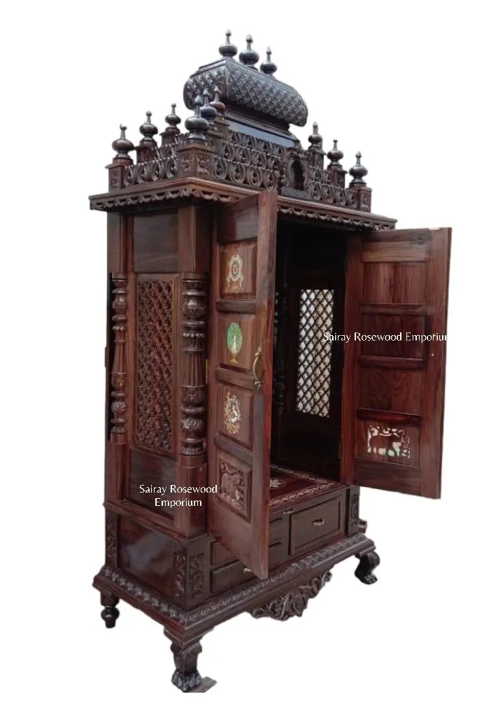 Rosewood Mandir with Doors image 1