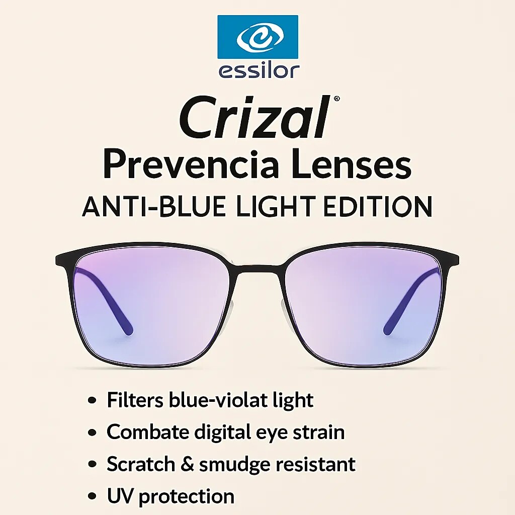 Crizal Prevencia Lenses – Anti-Blue Light Edition image 1
