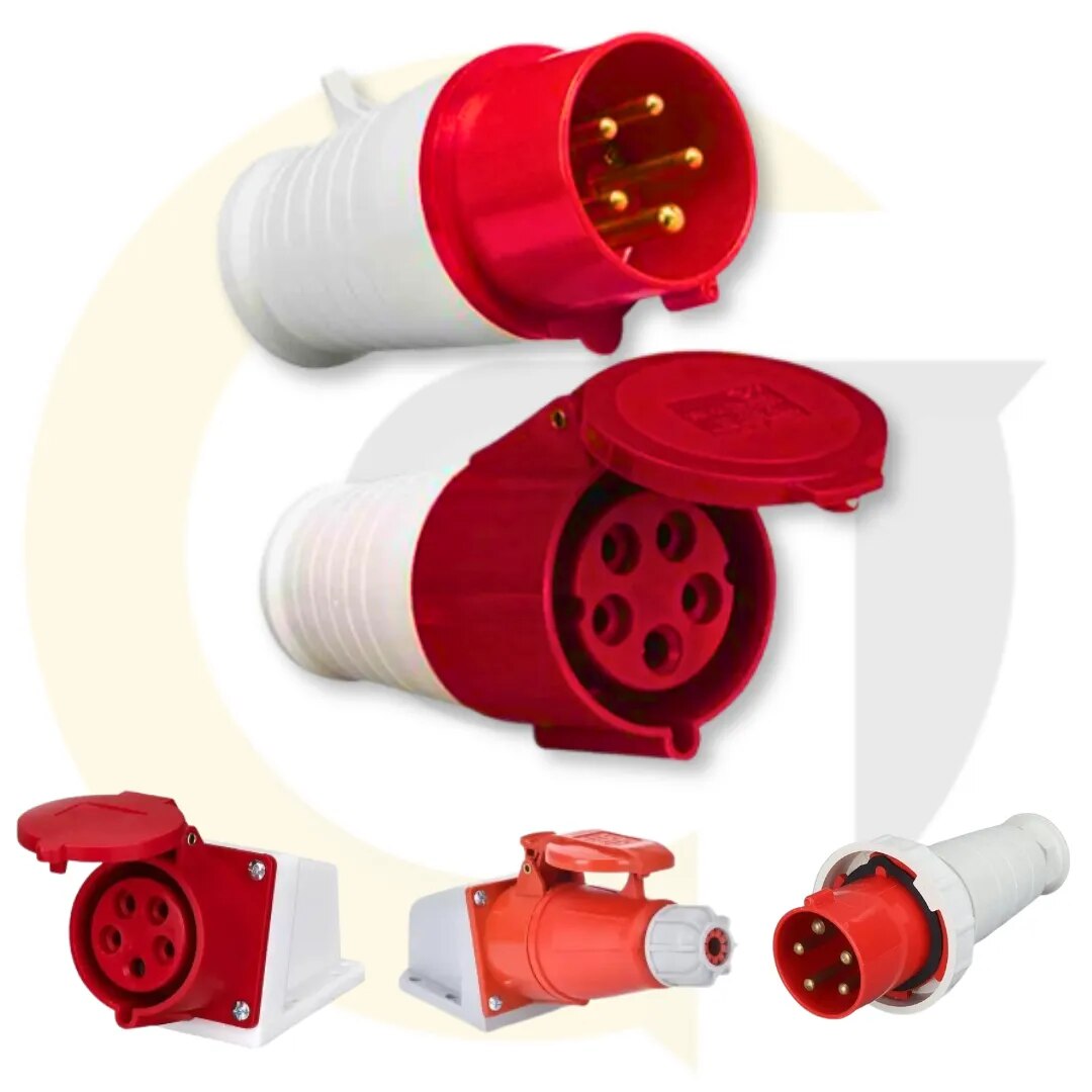 Industrial Socket 63 Amp 5 Pin – Heavy Duty Connector | Best Price – Goyals Industrial Hub, Delhi image 1