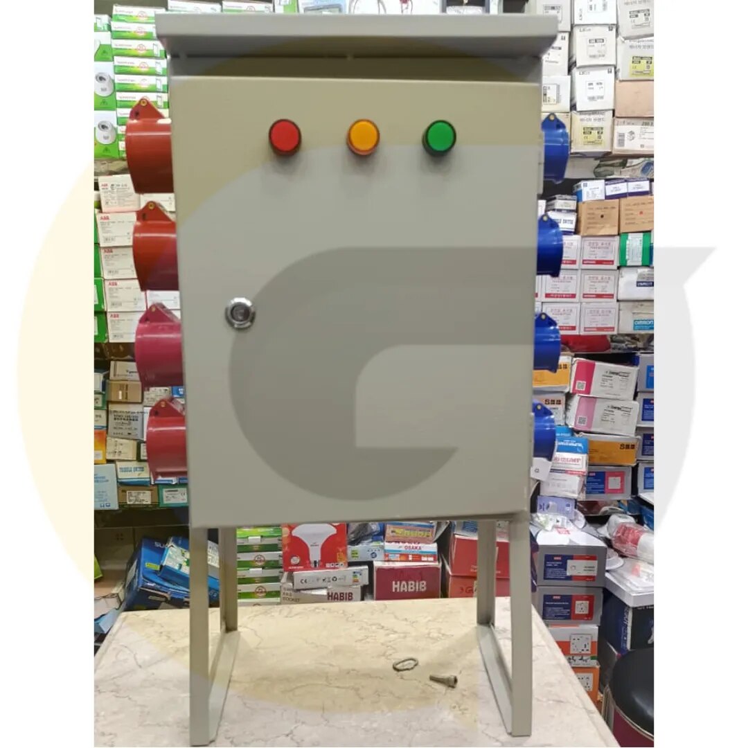 Industrial Plug And Socket Panel | 6 Way Mild Steel, 220/240V – Goyals Industrial Hub Delhi image 1