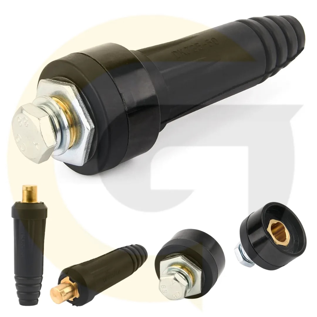 Welding Cable Connector 35-50 | Heavy Duty Welding Plug – Goyals Industrial Hub Delhi image 1