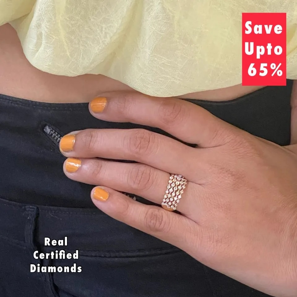 Best Diamond Ring Design With Price In Delhi image 1