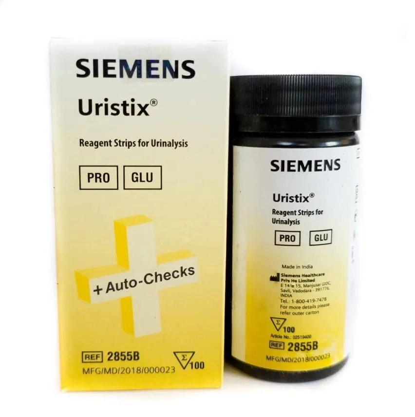 Siemens Uristix Urine Analysis Strips 2 Parameter (2P)) image 1