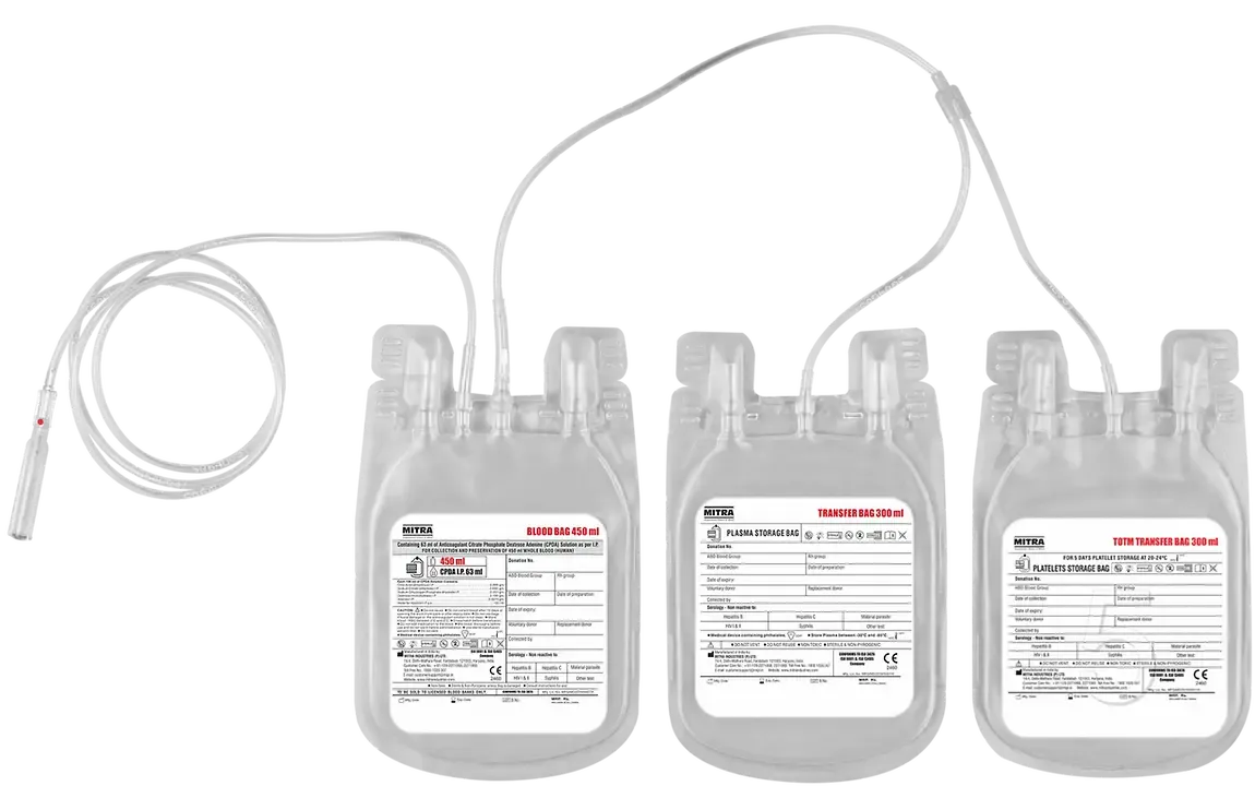 Blood Bag Triple System Jmitra image 1