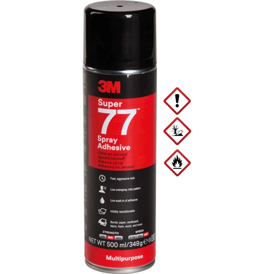Industrial Grade 3M Super 77 Multipurpose Spray Adhesive image 1