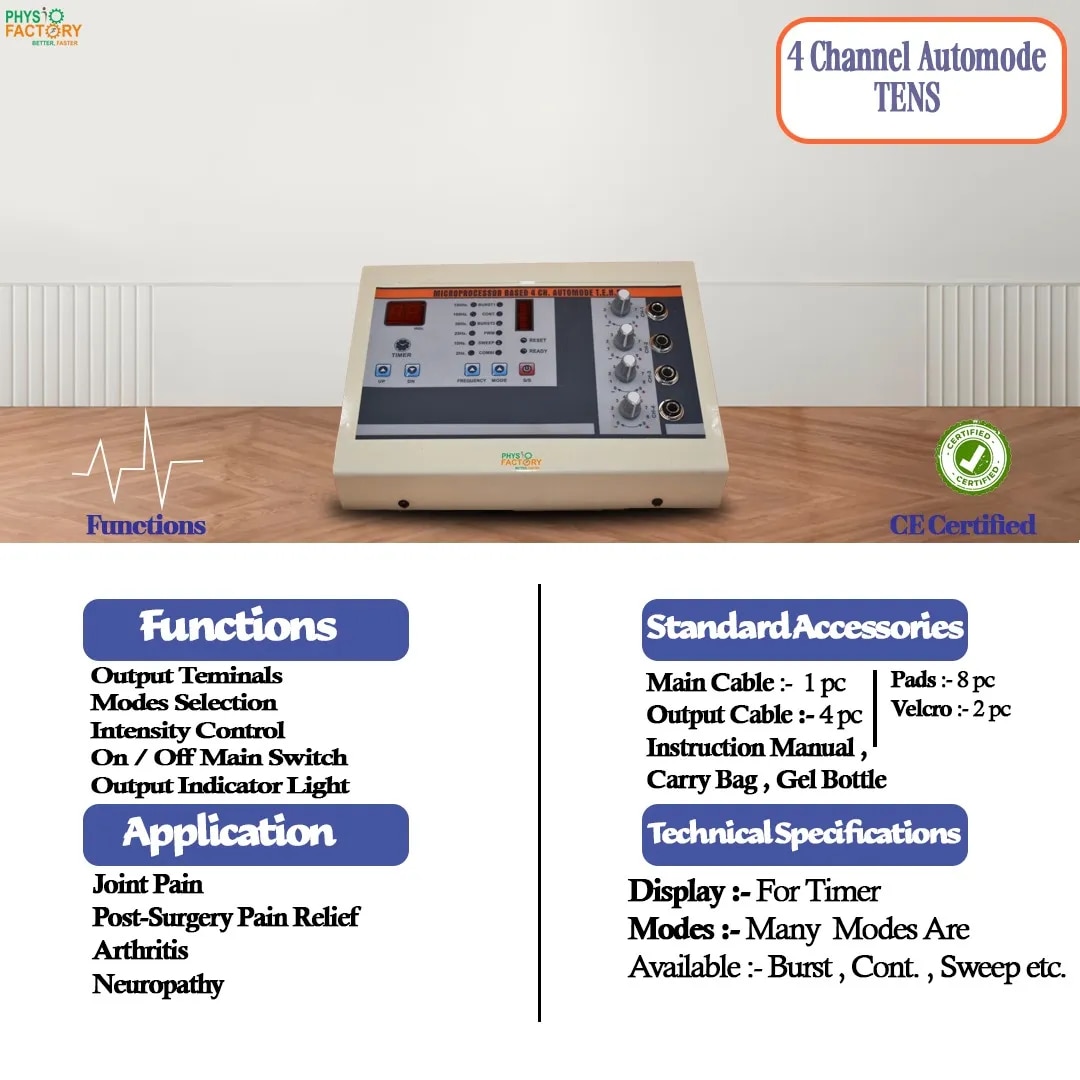 4 channel automode tens in metal body new model image 1