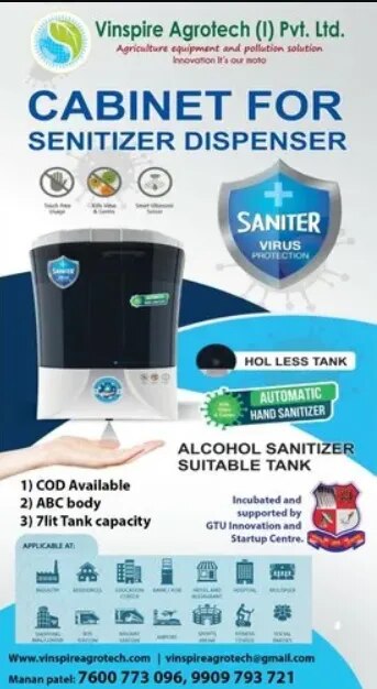 Automatic Sanitizer Dispenser Device image 1