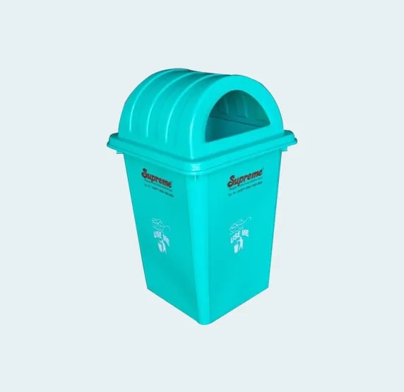 Wheeled Plastic Dustbin image 1