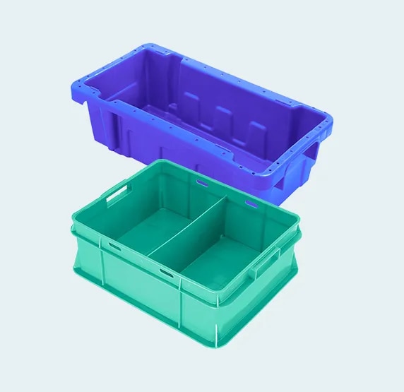 Plastic Milk Crates image 1