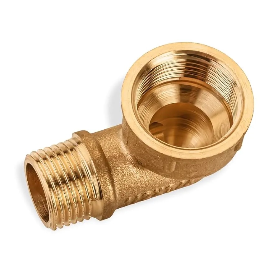 Brass Male- Female Elbow image 1