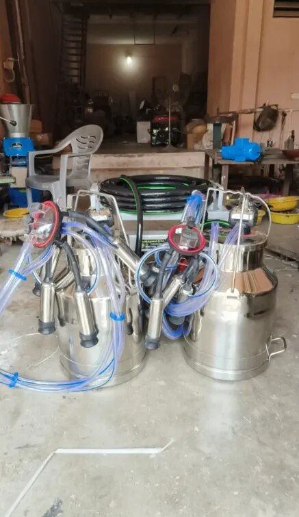 Double Bucket Milking Machine image 1