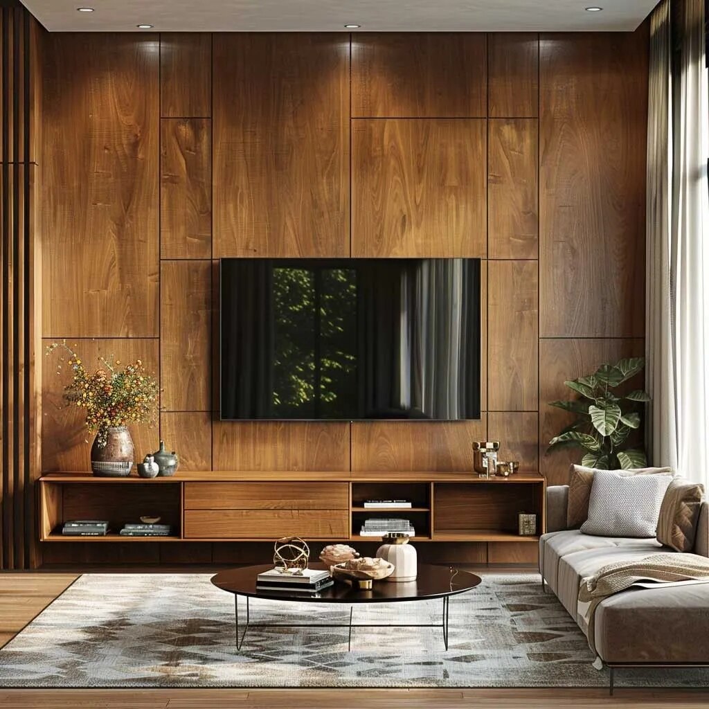 Customized Traditional TV Units for Mid & Premium Homes image 1