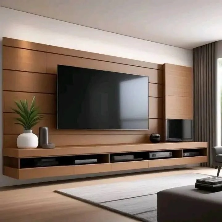 Classic Wooden TV Stand Designs with Traditional Touch image 1