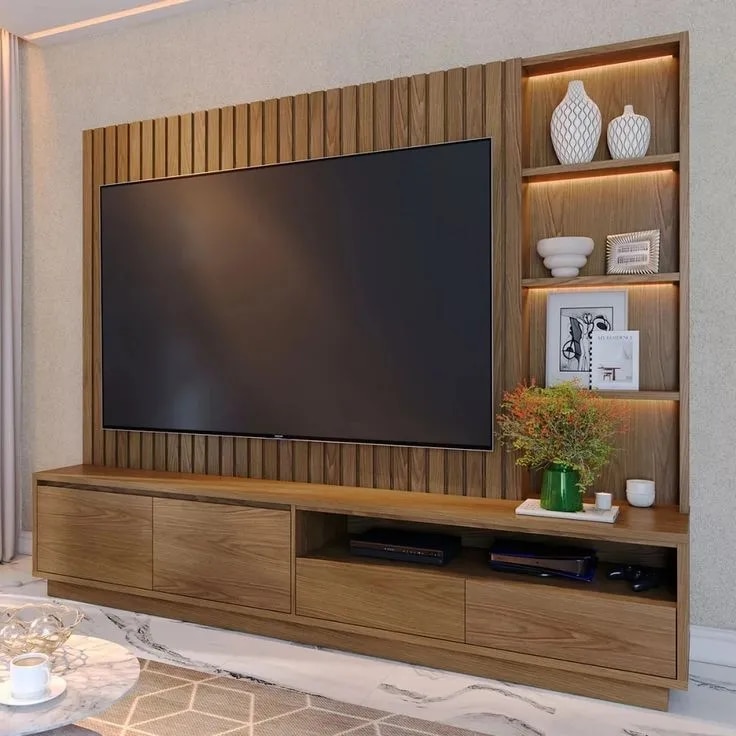 Premium Traditional TV Unit Collections for Home Interiors image 1