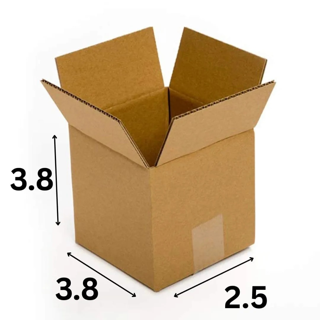 3PLY CARDBOARD BOX 3.8x3.8x2,5 image 1
