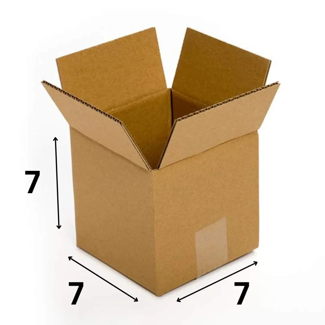 3PLY CARDBOARD BOX 7X7X7 image 1