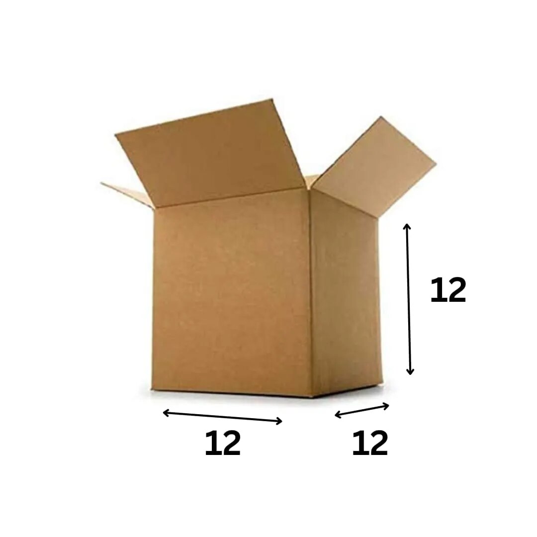 3PLY CARDBOARD BOX 12X12X12 image 1