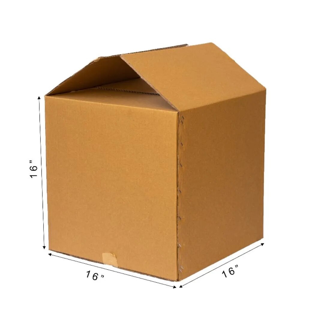 3PLY CARDBOARD BOX 16X16X16 image 1