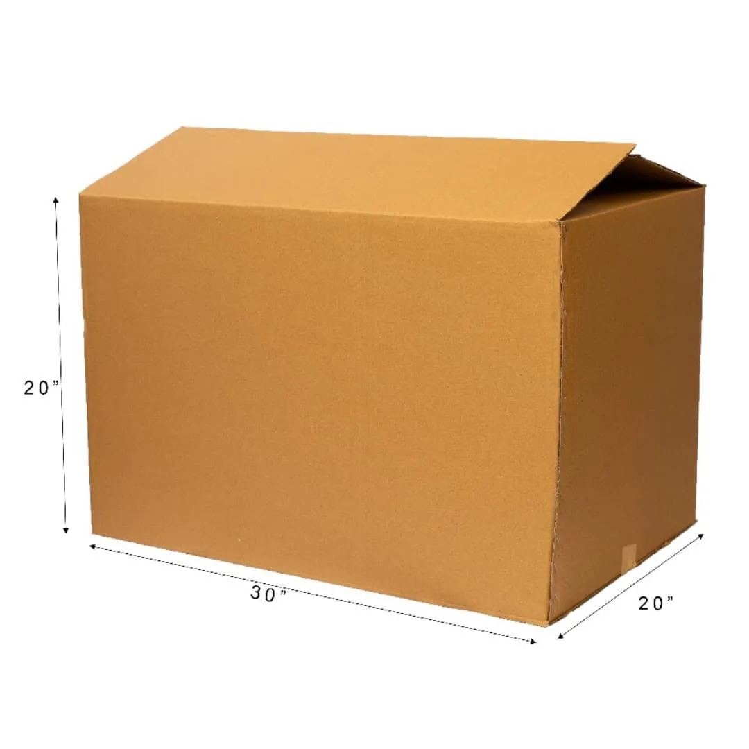 3PLY CARDBOARD BOX 30X20X20 image 1