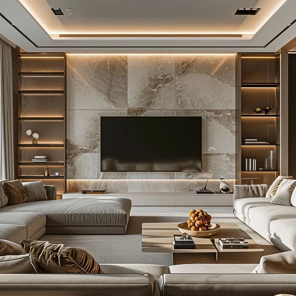 Customized Modern TV Unit Designs for Every Style image 1