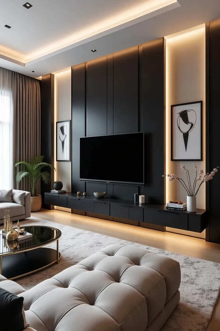 Creative TV Unit Designs for Modern Living Rooms image 1