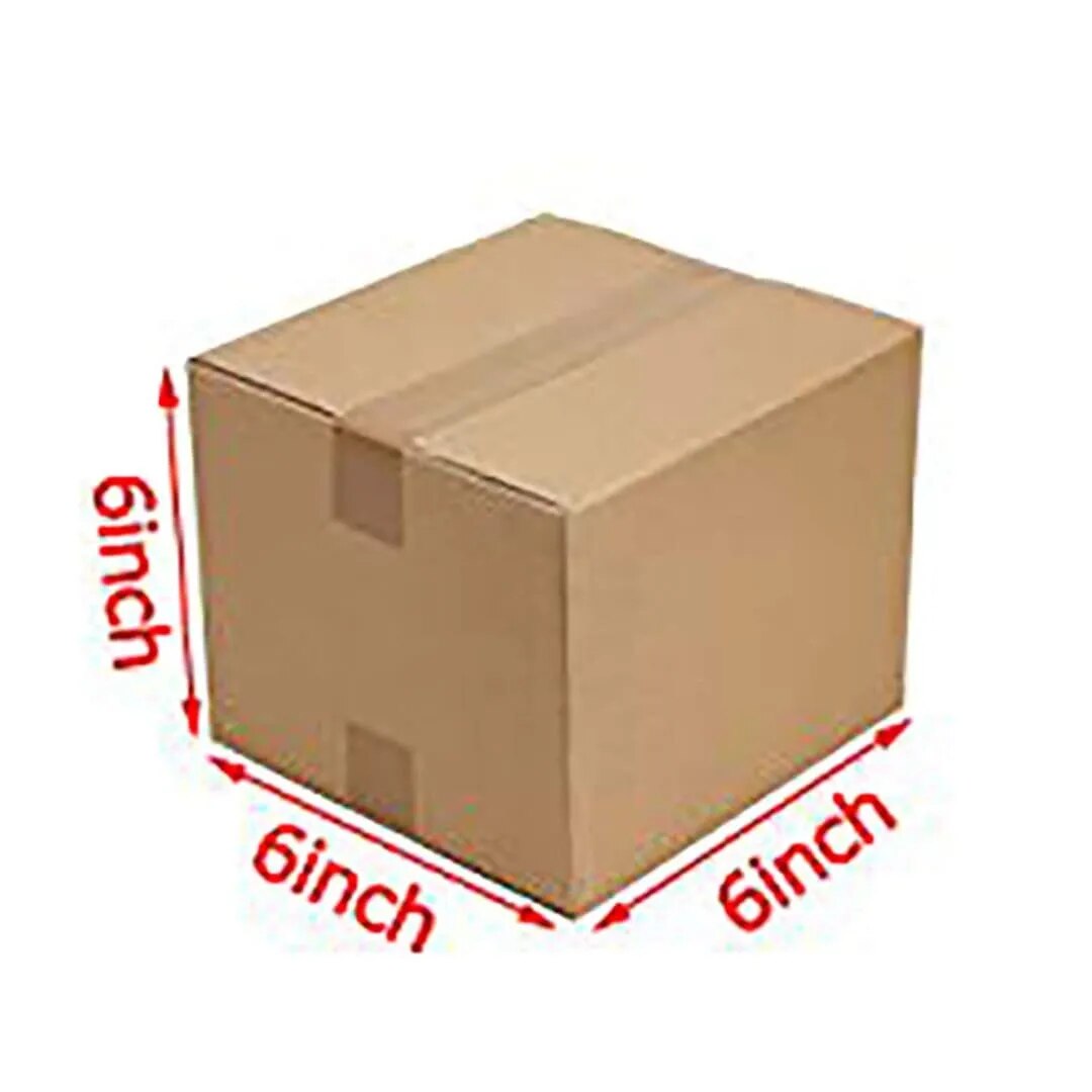 3PLY CARDBOARD BOX 6X6X6 image 1
