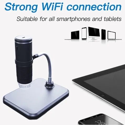1000x magnification HD 2MP 1080P resolution portable POCKET MINI 1000X 2 INCH DIGITAL MICROSCOPE FIELD USE image 1