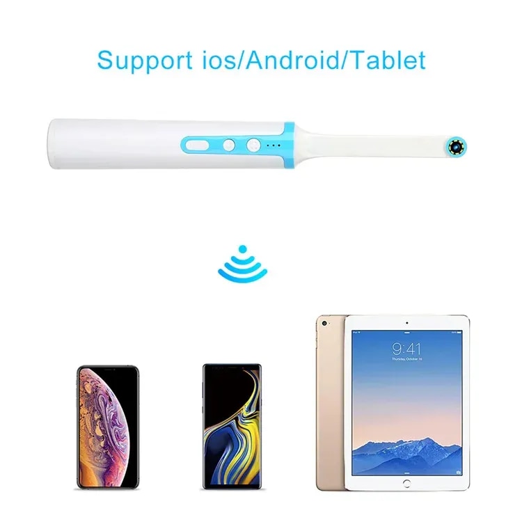 Wireless WiFi Oral Dental Camera 1080p HD Adjustable 8 LED Light wifi Intraoral Endoscope for Dentist Tool image 1