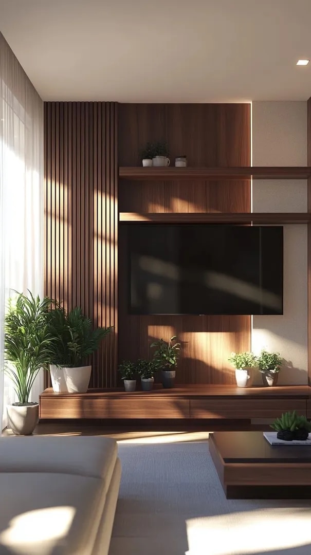 Wooden Entertainment Centers with Traditional Designs image 1