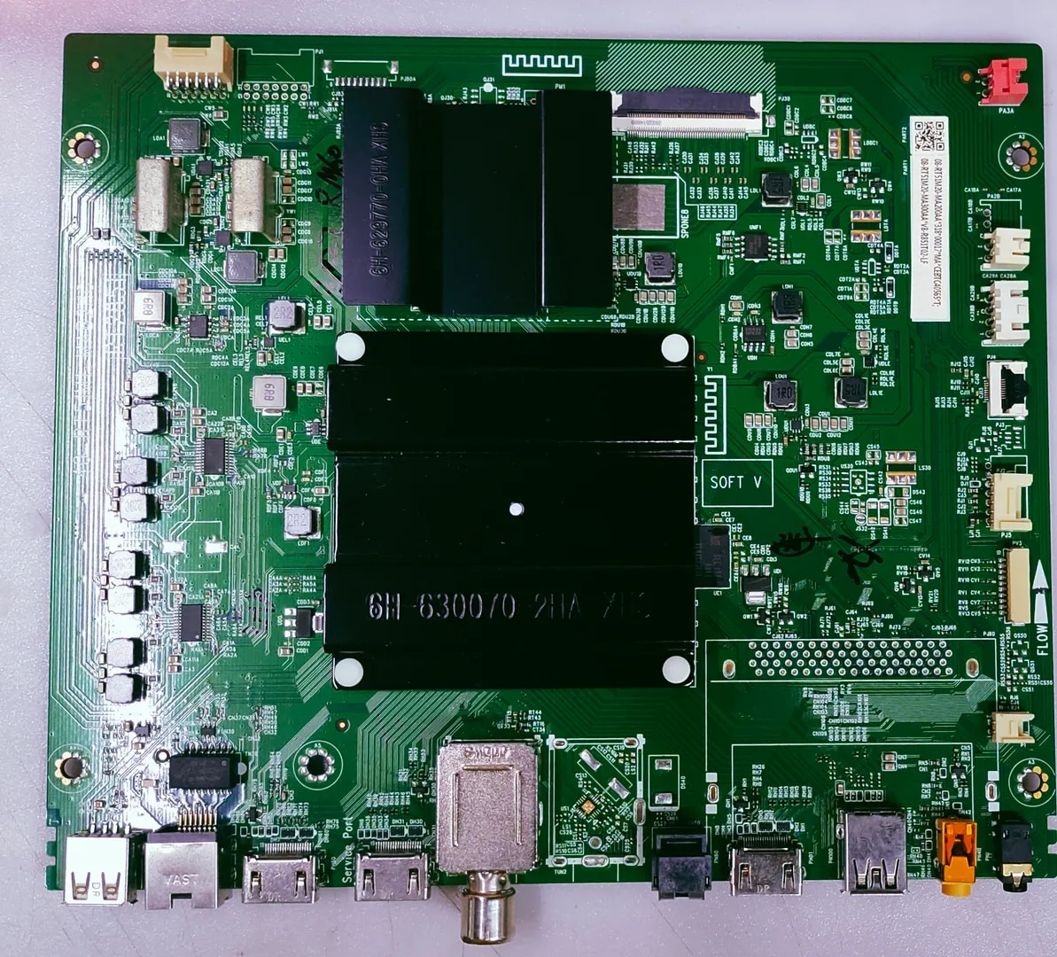 TCL / IFFALCON 4K New Android Mother Board Model No. 55C815 Board Number. 40-RT51M1-MAB2HG (RT2851) Main PCB Board, #wb56 image 1