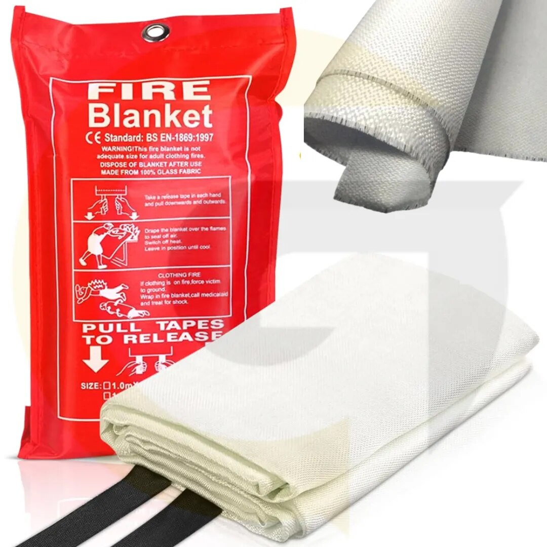 Fiber Glass Fire Blanket – Fire Safety & Heat Resistant | ₹320 | Goyal Industrial Hub Delhi image 1